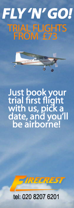 Learn to fly with us at Hertfordshire's Elstree Aerodome, just North of London. We offer Private Pilot's License (PPL) training and experience flights in our fleet of Cessna and Grumman training aircraft. Why not book a trial flight in one of our light aircraft today?
